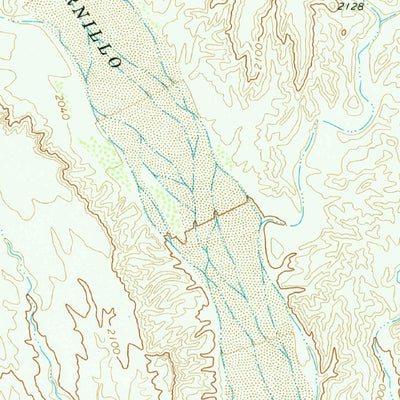 United States Geological Survey San Vicente, TX (1971, 24000-Scale) digital map