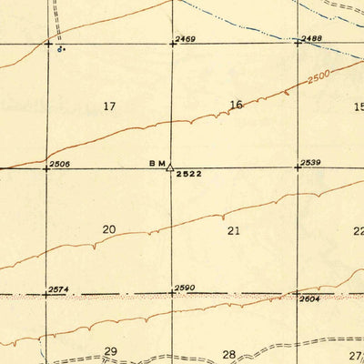 United States Geological Survey San Xavier Mission, AZ (1943, 62500-Scale) digital map