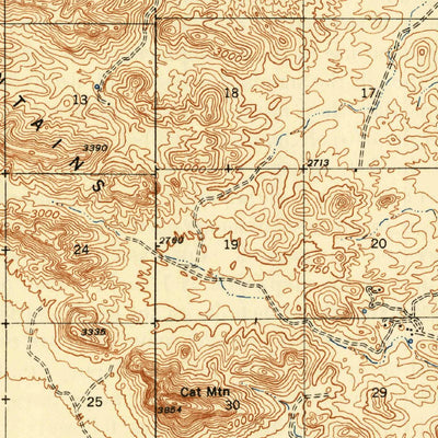 United States Geological Survey San Xavier Mission, AZ (1943, 62500-Scale) digital map