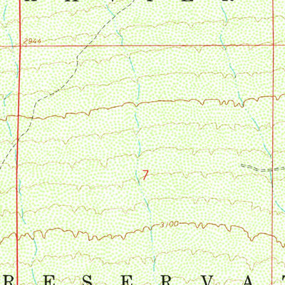 United States Geological Survey San Xavier Mission SW, AZ (1968, 24000-Scale) digital map