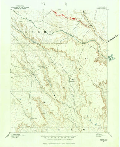 United States Geological Survey Sanborn, CO (1889, 125000-Scale) digital map