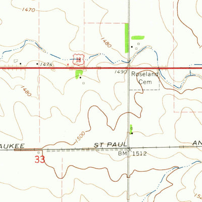 United States Geological Survey Sanborn, IA (1964, 24000-Scale) digital map