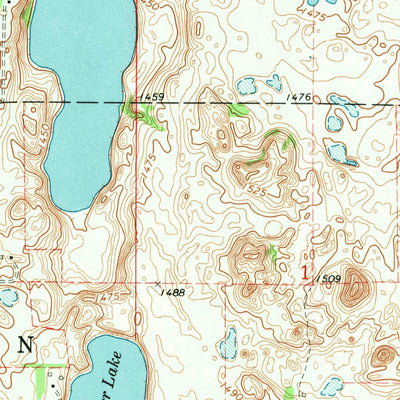 United States Geological Survey Sanborn, ND (1970, 24000-Scale) digital map