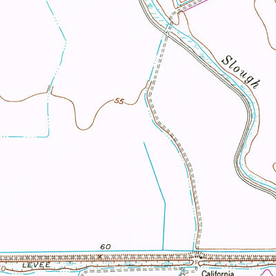 United States Geological Survey Sanborn Slough, CA (1952, 24000-Scale) digital map