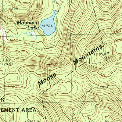 United States Geological Survey Sanbornville, NH (2000, 24000-Scale) digital map
