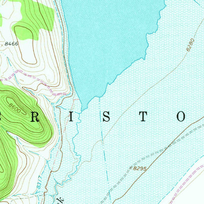 United States Geological Survey Sanchez Reservoir, CO (1967, 24000-Scale) digital map