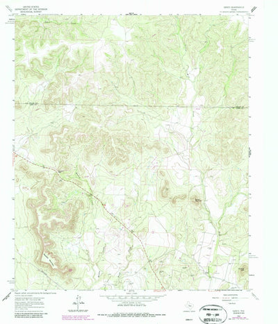 United States Geological Survey Sanco, TX (1962, 24000-Scale) digital map