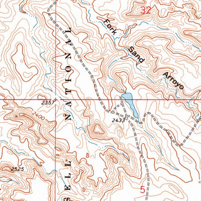 United States Geological Survey Sand Arroyo, MT (1973, 24000-Scale) digital map