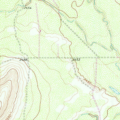 United States Geological Survey Sand Bluff Draw, TX (1963, 24000-Scale) digital map