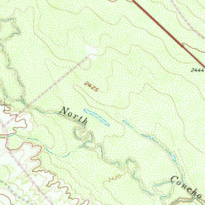 United States Geological Survey Sand Bluff Draw, TX (1963, 24000-Scale) digital map
