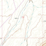 United States Geological Survey Sand Butte Rim NW, WY (1968, 24000-Scale) digital map