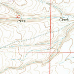 United States Geological Survey Sand Butte Rim SE, WY (1968, 24000-Scale) digital map