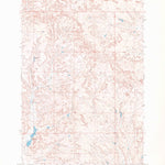 United States Geological Survey Sand Buttes, MT (1968, 24000-Scale) digital map