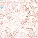 United States Geological Survey Sand Buttes, MT (1968, 24000-Scale) digital map