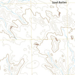 United States Geological Survey Sand Buttes, MT (2020, 24000-Scale) digital map