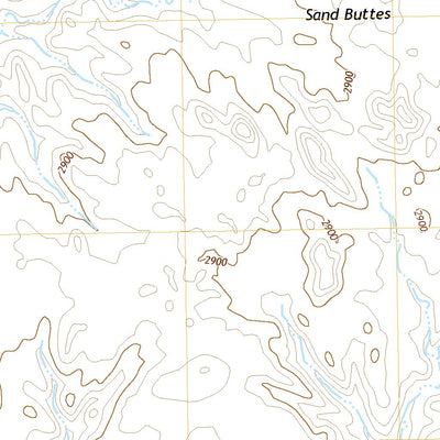United States Geological Survey Sand Buttes, MT (2020, 24000-Scale) digital map