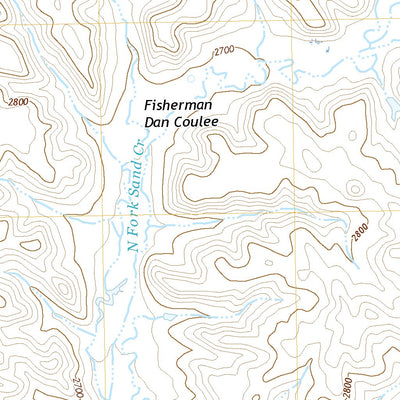 United States Geological Survey Sand Buttes, MT (2020, 24000-Scale) digital map