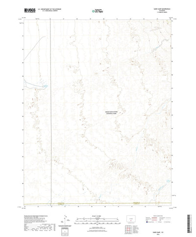 United States Geological Survey Sand Camp, CO (2022, 24000-Scale) digital map