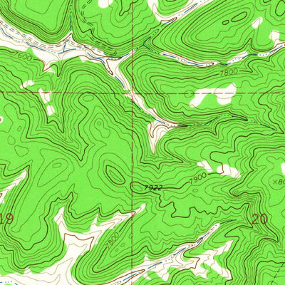 United States Geological Survey Sand Canyon, NM (1964, 24000-Scale) digital map