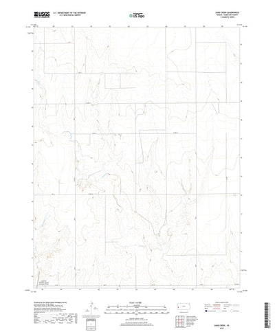 United States Geological Survey Sand Creek, KS (2018, 24000-Scale) digital map