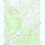 United States Geological Survey Sand Creek Pass, CO-WY (1967, 24000-Scale) digital map