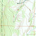 United States Geological Survey Sand Creek Pass, CO-WY (1967, 24000-Scale) digital map