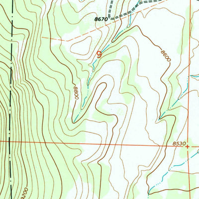 United States Geological Survey Sand Creek Pass, CO-WY (1967, 24000-Scale) digital map