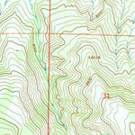 United States Geological Survey Sand Creek Pass, CO-WY (1967, 24000-Scale) digital map