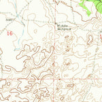 United States Geological Survey Sand Hill, NM (1966, 24000-Scale) digital map
