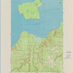 United States Geological Survey Sand Island, WI (1964, 24000-Scale) digital map