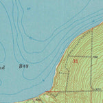 United States Geological Survey Sand Island, WI (1964, 24000-Scale) digital map