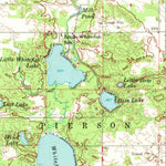 United States Geological Survey Sand Lake, MI (1958, 62500-Scale) digital map
