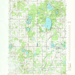 United States Geological Survey Sand Lake, MI (1985, 24000-Scale) digital map