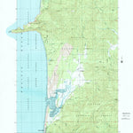 United States Geological Survey Sand Lake, OR (1985, 24000-Scale) digital map