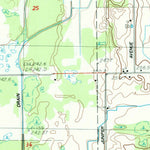 United States Geological Survey Sand Lake SW, MI (1985, 24000-Scale) digital map