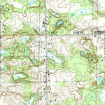 United States Geological Survey Sand Lake SW, MI (1985, 24000-Scale) digital map