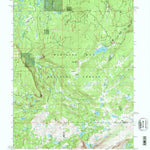 United States Geological Survey Sand Lake, WY (1992, 24000-Scale) digital map