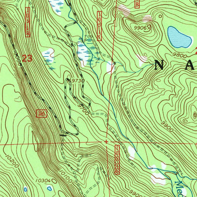 United States Geological Survey Sand Lake, WY (1992, 24000-Scale) digital map