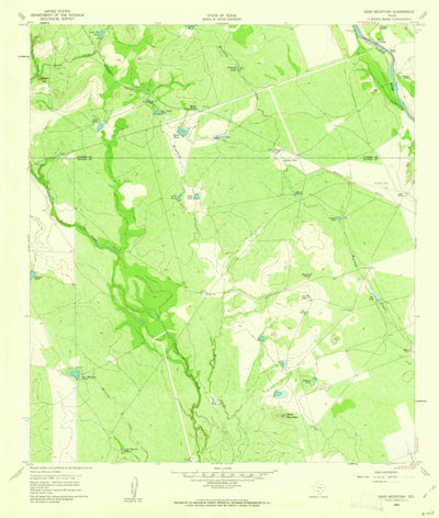 United States Geological Survey Sand Mountain, TX (1960, 24000-Scale) digital map