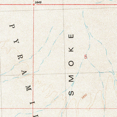 United States Geological Survey Sand Pass, NV (1980, 24000-Scale) digital map