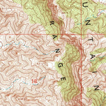 United States Geological Survey Sand Pass SE, UT (1967, 24000-Scale) digital map