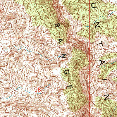 United States Geological Survey Sand Pass SE, UT (1967, 24000-Scale) digital map