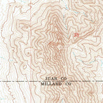 United States Geological Survey Sand Pass, UT (1967, 24000-Scale) digital map