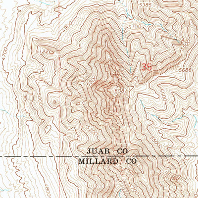 United States Geological Survey Sand Pass, UT (1967, 24000-Scale) digital map