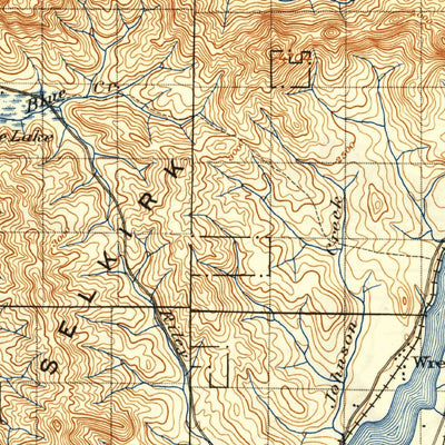 United States Geological Survey Sand Point, ID (1901, 125000-Scale) digital map