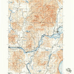 United States Geological Survey Sand Point, ID (1911, 125000-Scale) digital map