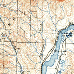 United States Geological Survey Sand Point, ID (1911, 125000-Scale) digital map