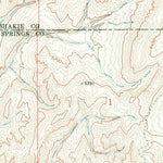 United States Geological Survey Sand Point, WY (1966, 24000-Scale) digital map