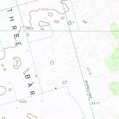 United States Geological Survey Sand Ranch, TX (1971, 24000-Scale) digital map