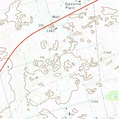 United States Geological Survey Sand Ranch, TX (1971, 24000-Scale) digital map